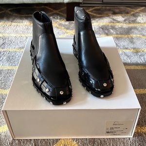 3.1 Phillip Lim Alexa Woven Studded Boots